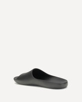 Ama rubber Slippers - BLACK | Base Blu