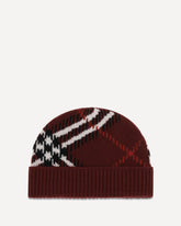 Cappello Beanie in cashmere - BORDEAUX | Base Blu