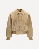 Alpaca fur Coat - BEIGE | Base Blu