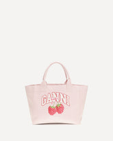  Shopper con stampa lampone - ROSA | Base Blu