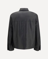 Giacca in pelle nappa - NERO | Base Blu