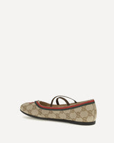 Fabric Ballerinas for Girl - BEIGE | Base Blu