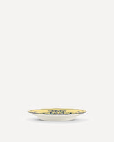 Oriente Italiano Collection porcelain dessert Plate - YELLOW | Base Blu