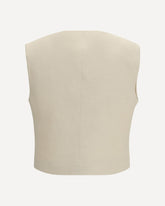 Wool Gilet - CREAM | Base Blu