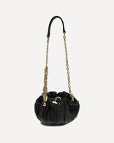 Plissé Shoulder Bag - BLACK | Base Blu