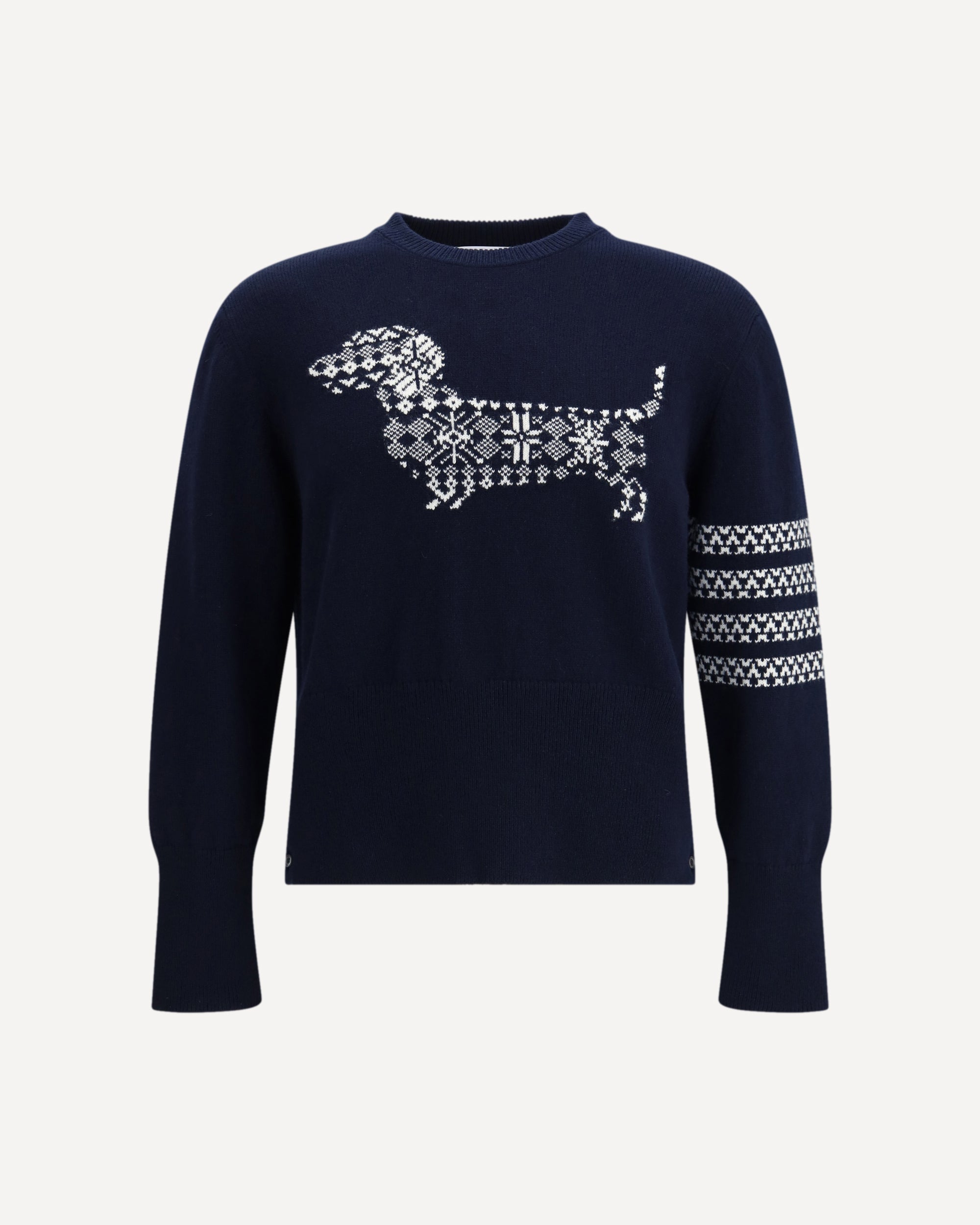 THOM BROWNE Holiday Hector Sweater BLUE | Base Blu