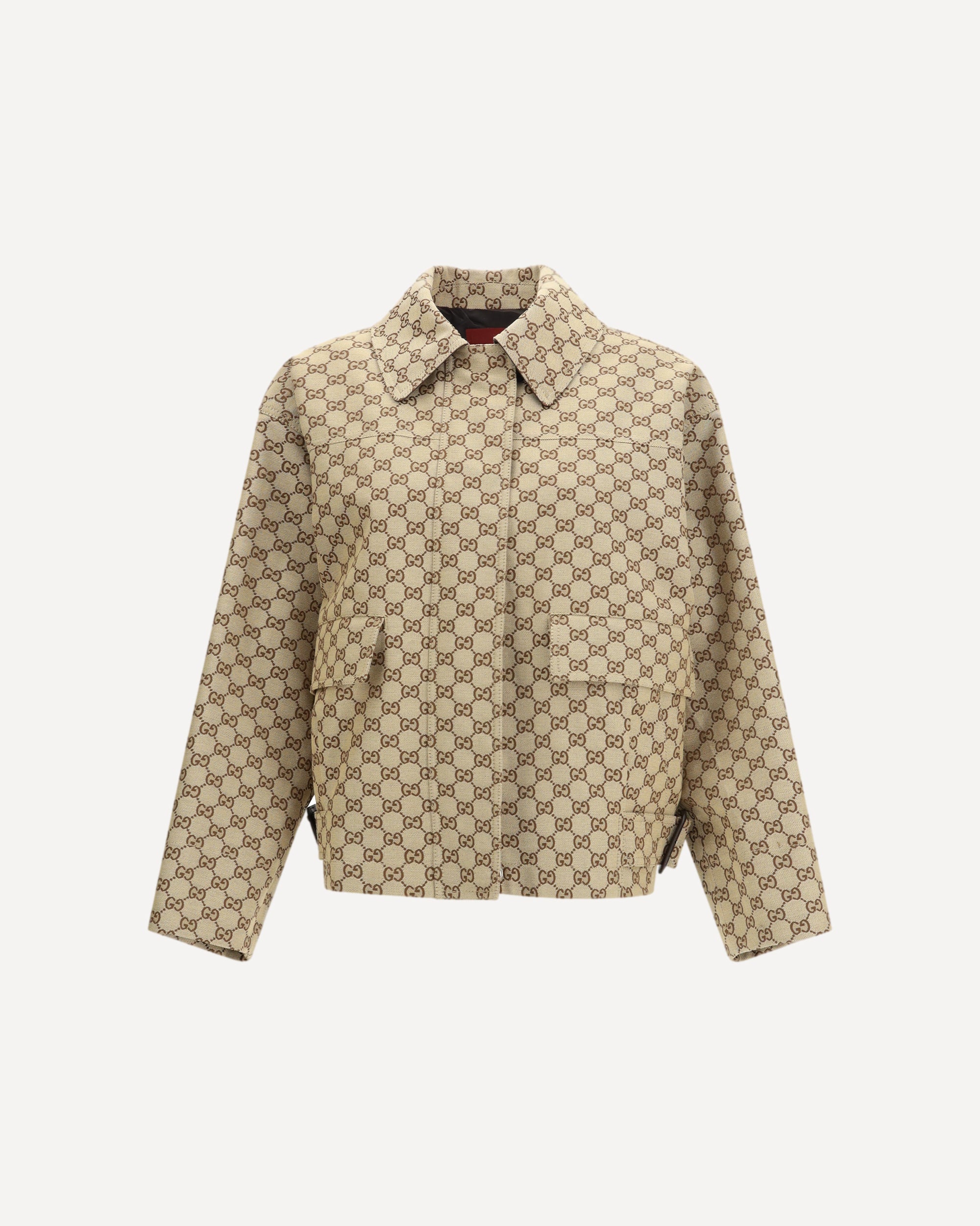 GUCCI GG Canvas bomber Jacket BEIGE | Base Blu