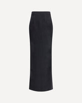 Tweed long Skirt - BLACK | Base Blu