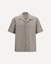 Arrow Monogram Shirt - BEIGE | Base Blu