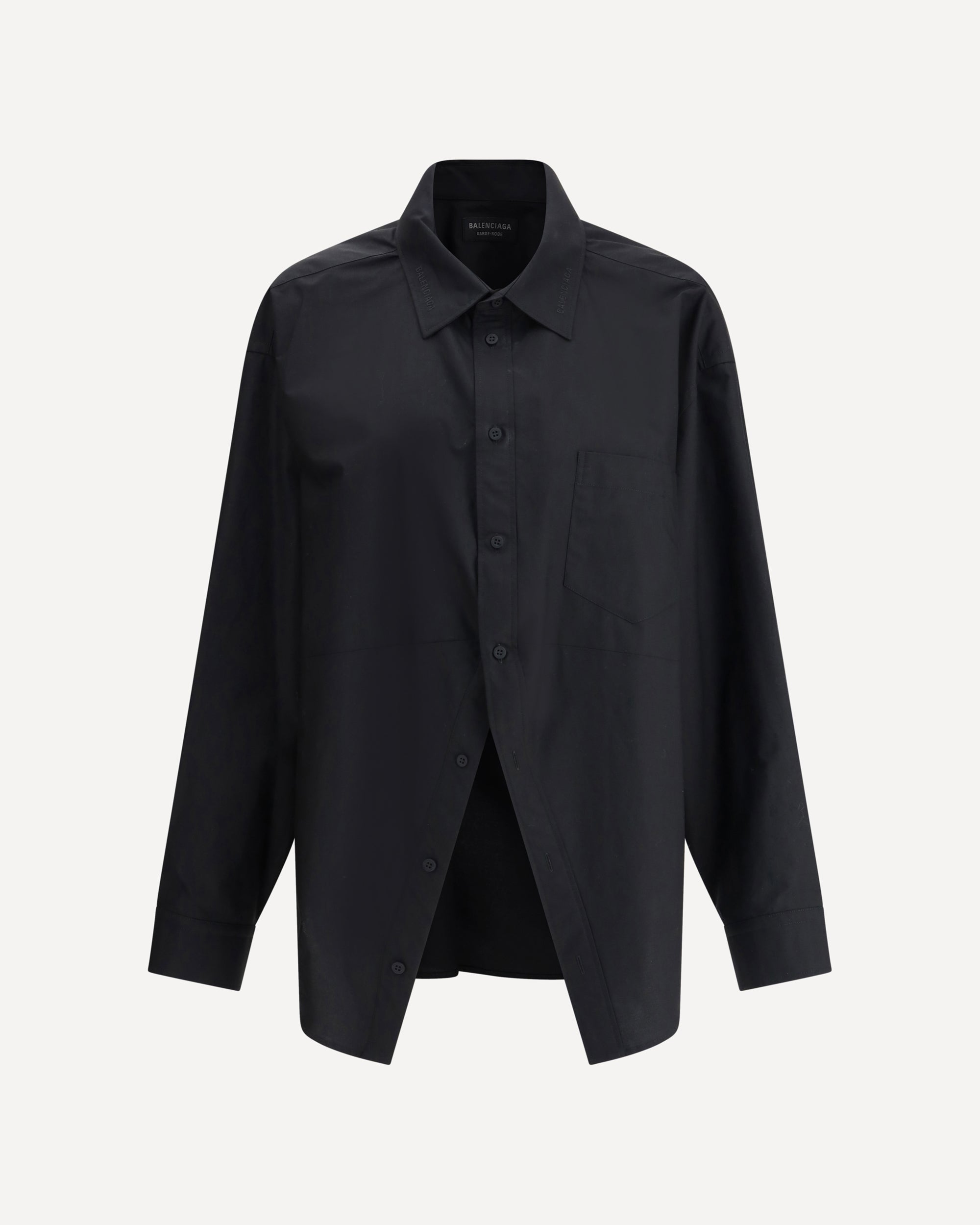 BALENCIAGA Swing Shirt BLACK Base Blu