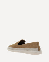 Suede Loafers - BROWN | Base Blu