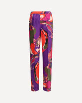 Multicolor straight Pants - MULTICOLOUR | Base Blu