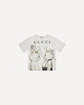 Printed cotton T-shirt for Boy - WHITE | Base Blu