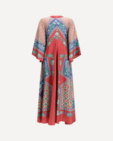 Silk twill Magnifico Dress - MULTICOLOUR | Base Blu