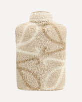 Jacquard fleece Gilet - CREAM | Base Blu
