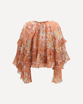 Blusa con volant - MULTICOLORE | Base Blu
