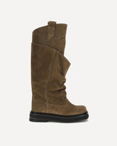 La Passeggiata suede Boots - BROWN | Base Blu