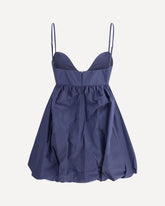 Abito mini palloncino in taffeta - BLU | Base Blu