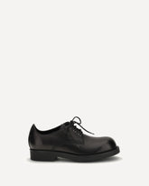Biker Lace-Up Shoes - BLACK | Base Blu