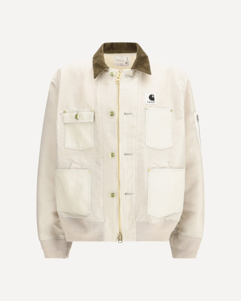 SACAI Sacai x Carhartt WIP Nylon Twill Jacket BEIGE | Base Blu