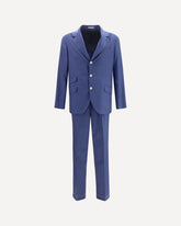 Single-breasted Suit with peak lapels - BLUE | Base Blu