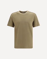 Cotton T-shirt - KHAKI  | Base Blu