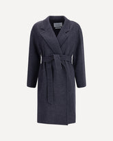 Cappotto Carnia in Lana effetto denim - BLU | Base Blu