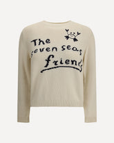 Maglione Nespola - CREMA  | Base Blu