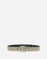 GG Marmont reversible Belt - BEIGE | Base Blu