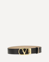 Reversible VLogo Belt - BLACK | Base Blu