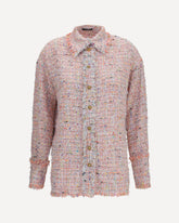 Camicia in tweed  - MULTICOLORE | Base Blu