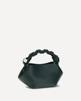 Mini Bou leather Handbag - GREEN | Base Blu