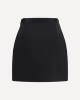 Wool mini Skirt - BLACK | Base Blu