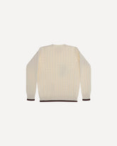 Wool Sweater for Boy - WHITE | Base Blu
