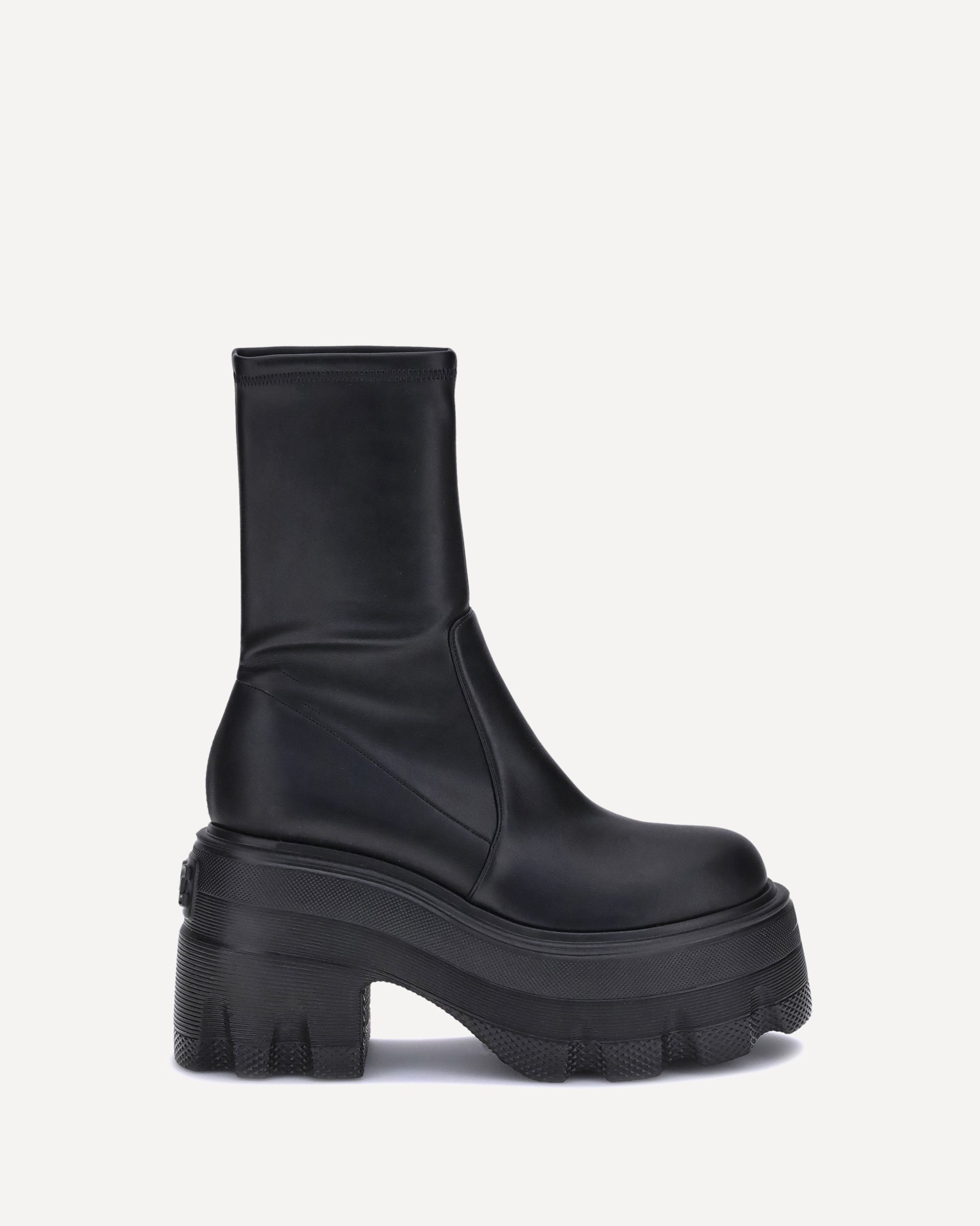 CASADEI Faux leather Ankle Boots BLACK | Base Blu