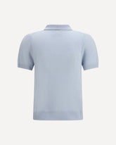 Cashmere Polo - LIGHT BLUE | Base Blu