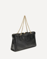 Medium Panthea Shoulder Bag - BLACK | Base Blu