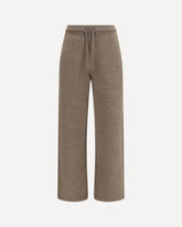 Rassa wool drawstring Pants - BROWN | Base Blu