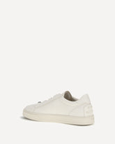 Low-top leather Sneakers - WHITE | Base Blu