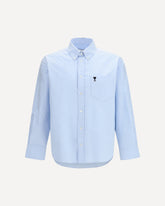 Camicia Boxy a maniche lunghe - AZZURRO | Base Blu