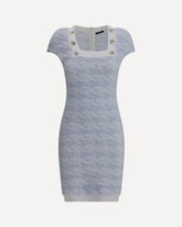 Stretch midi Dress - LIGHT BLUE | Base Blu