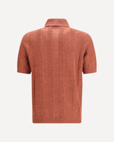 Cotton polo Sweater - ORANGE | Base Blu