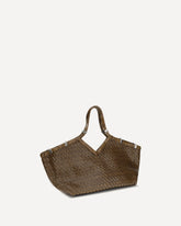 Borsa a Mano Usha La Grande - MARRONE | Base Blu