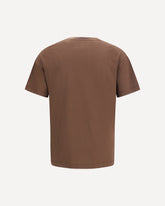 T-shirt Palm Tree in cotone - MARRONE | Base Blu
