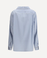 Striped Silk PJ Shirt - MULTICOLOUR | Base Blu