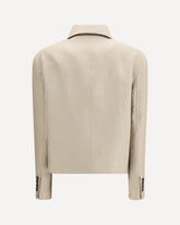 Linen Jacket - BEIGE | Base Blu