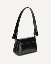 Small Hazel Shoulder Bag - BLACK | Base Blu