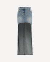 Gonna a ruota in denim - AZZURRO | Base Blu