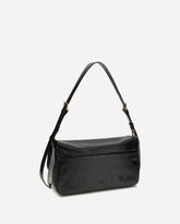 Love Click Soft Horizontal Shoulder Bag - BLACK | Base Blu