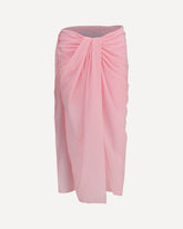 Pareo Skirt in stretch muslin - PINK | Base Blu